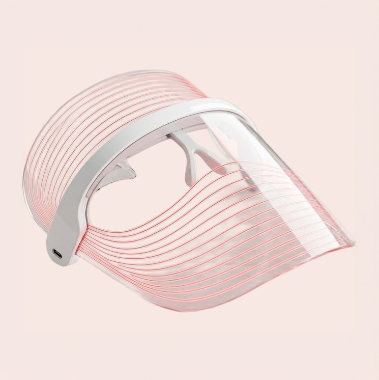 LED face mask side angle