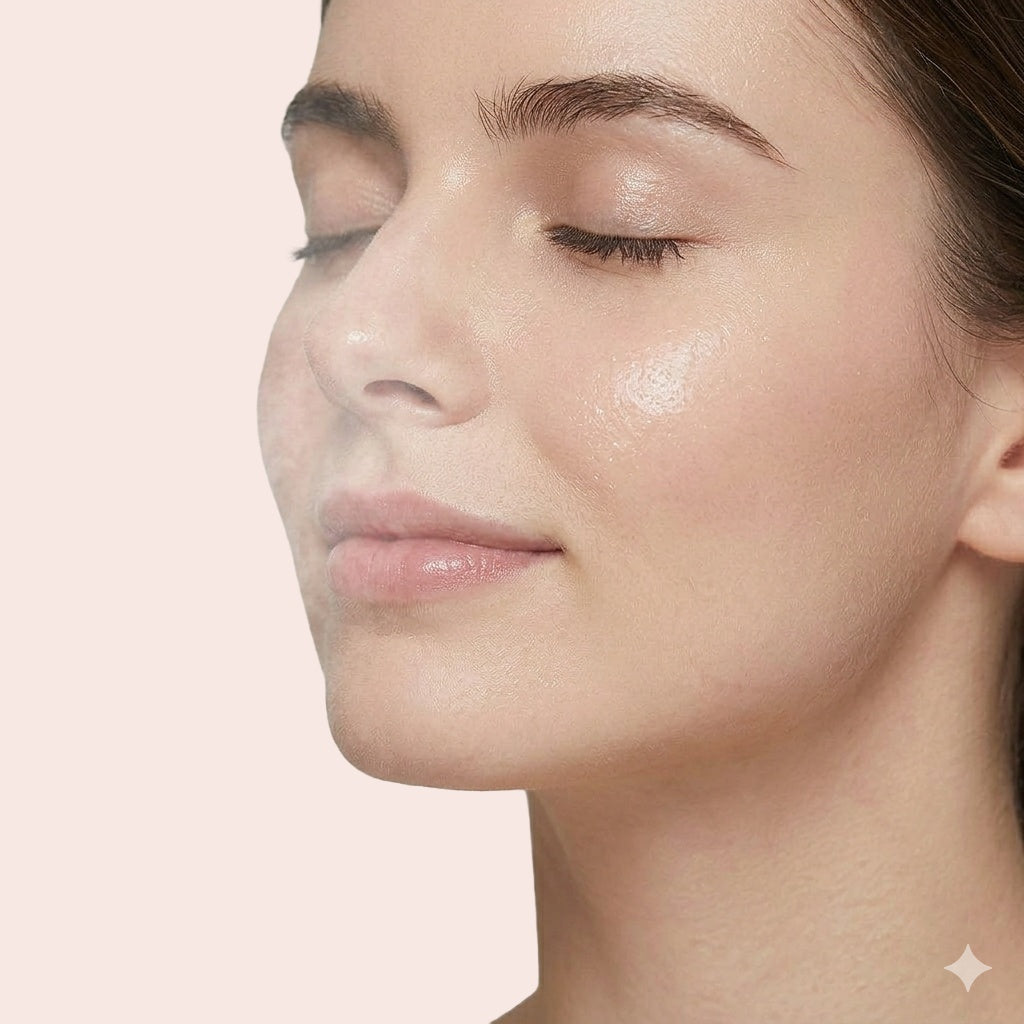 Mini facial steamer side view