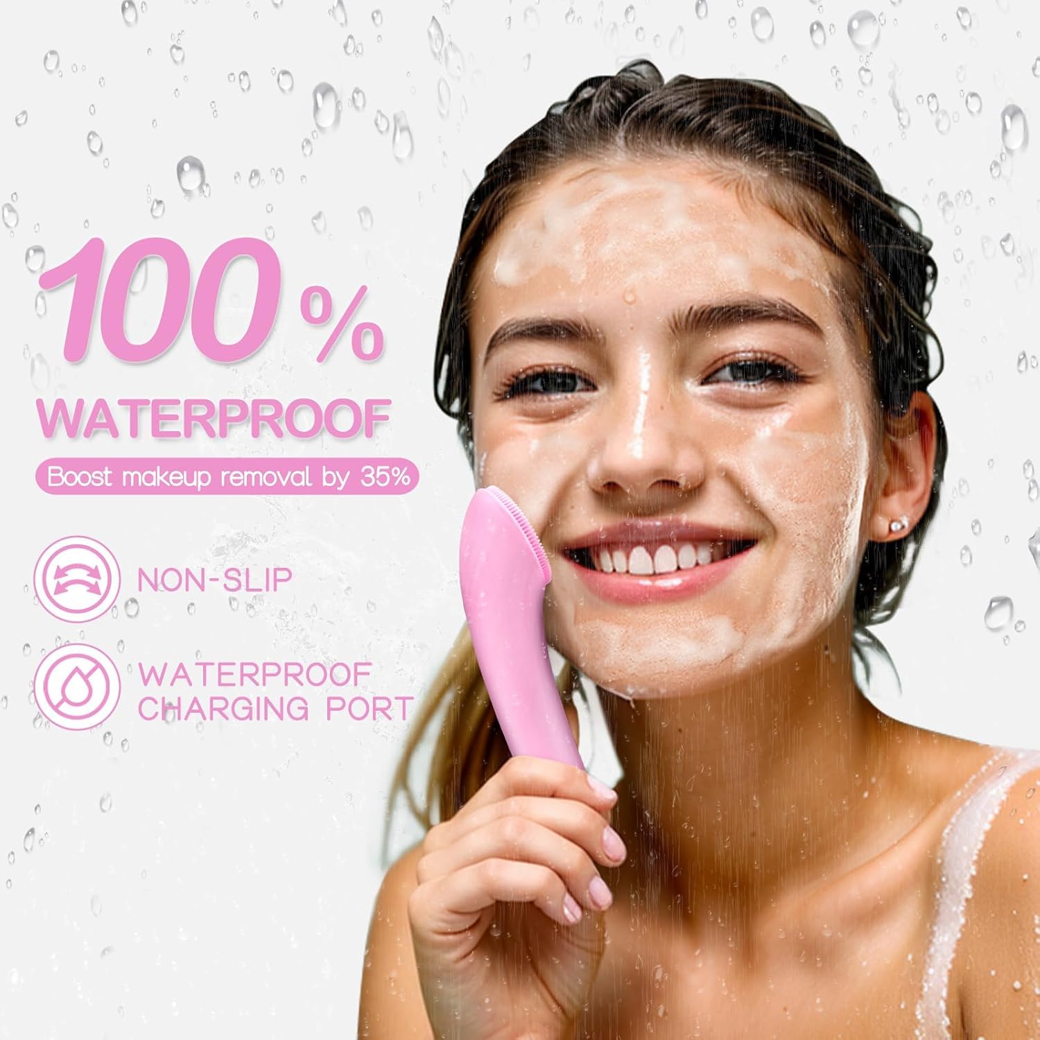 Electric Silicone Facial Cleanser