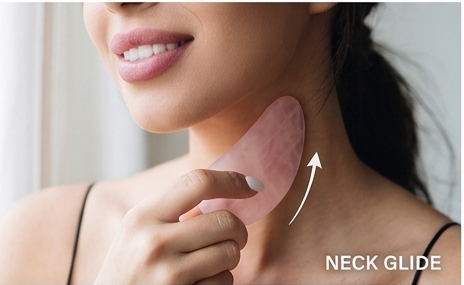 Rose Quartz Gua Sha Facial Sculpting Tool